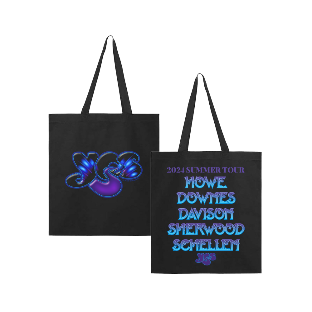 2024 Tour Logo Black Tote Bag