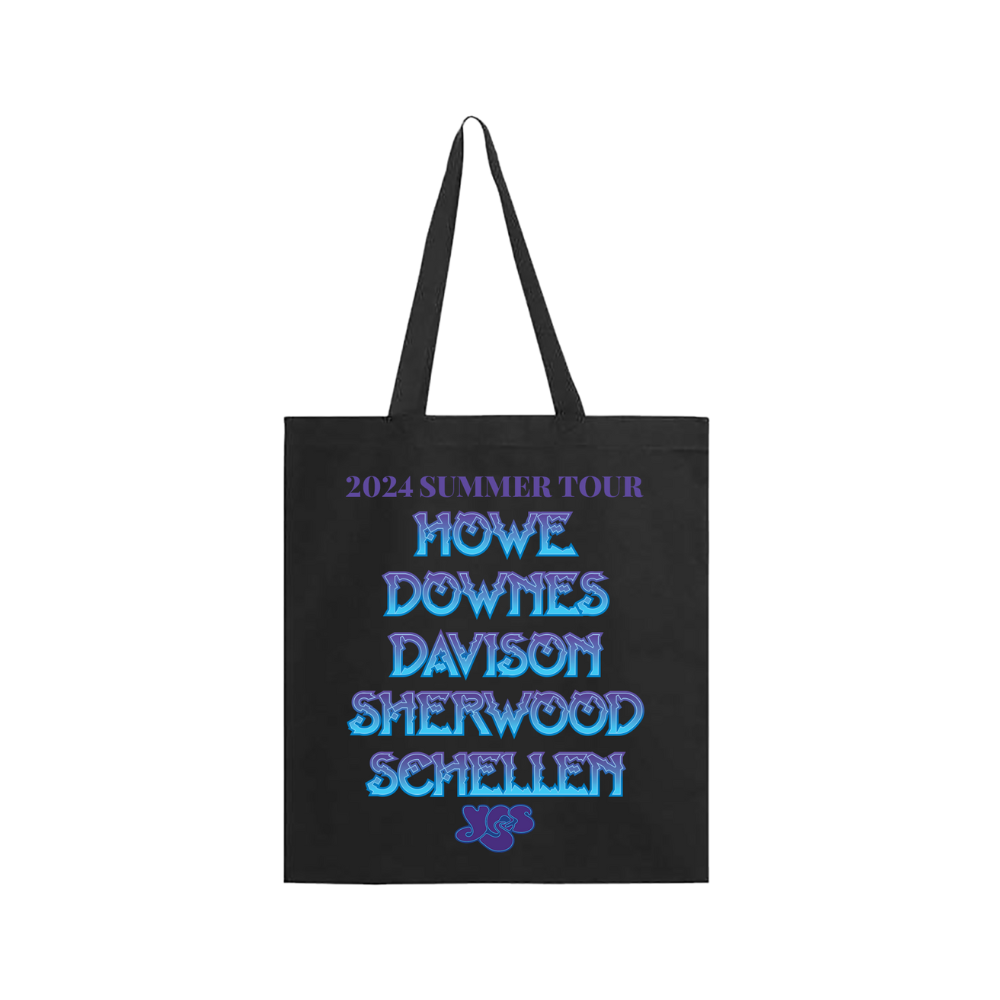 2024 Tour Logo Black Tote Bag