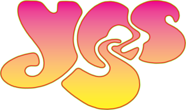 yes - rock band logo - art by Roger Dean | Yes rock band, Band logos, Rock  band logos